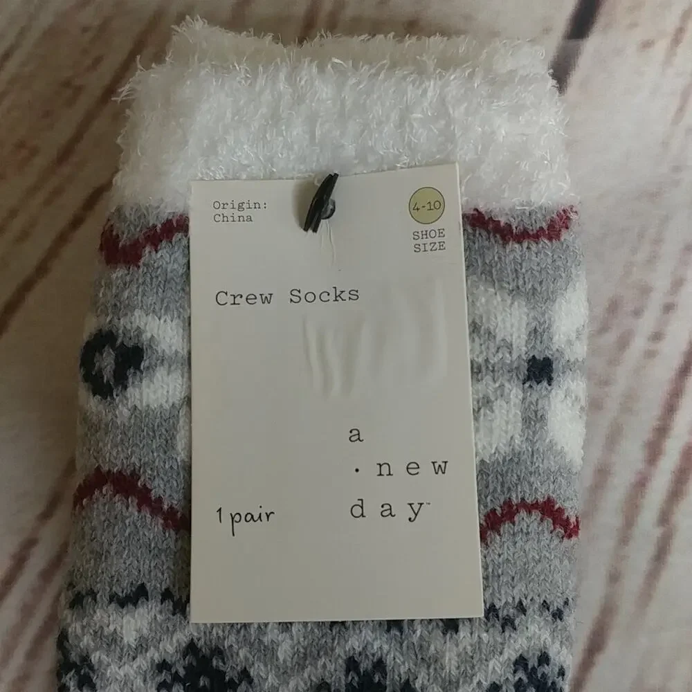 A New Day Crew Socks Gary and Multicolored - 1 Pair